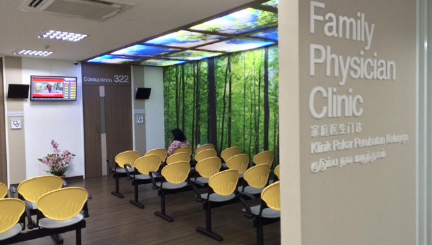 The largest Family Physician Clinic is based here at Singhealth's Tampines Polyclinic, which re-opened for business on Wednesday after a five-month revamp. -- ST PHOTO: RACHEL TAN