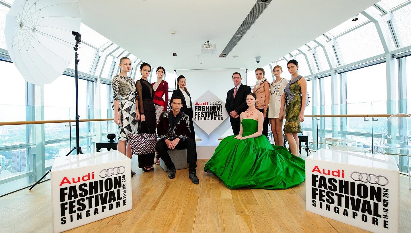 The 2014 Audi Fashion Festival’s press conference.&nbsp;The five-day affair will have a record number of shows. Follow Urban's live coverage here. -- FILE PHOTO: AUDI FASHION FESTIVAL