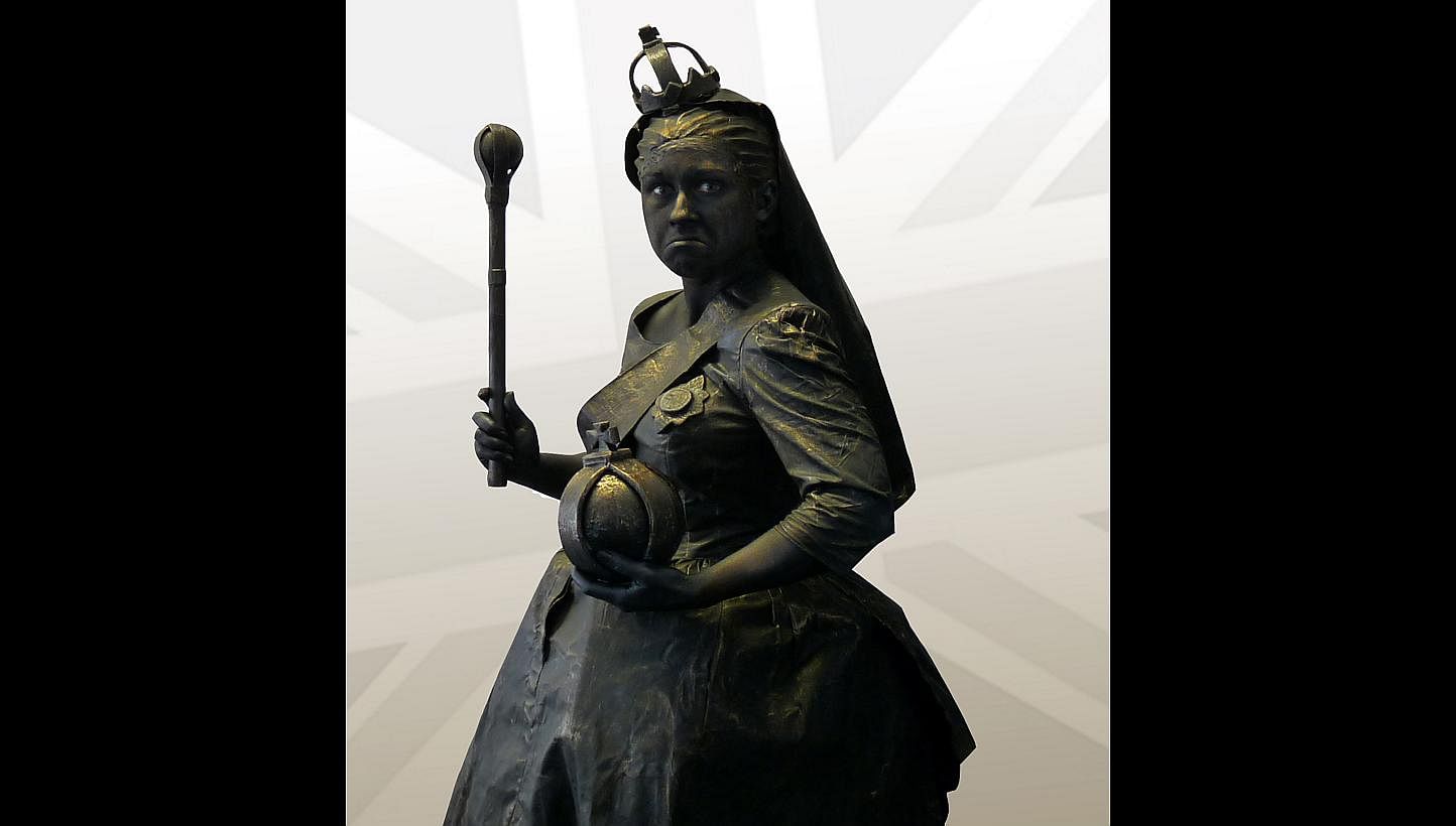 Grumpy Queen Victoria will be one of the buskers at the Sentosa Buskers Festival. -- PHOTO: SENTOSA BUSKERS FESTIVAL