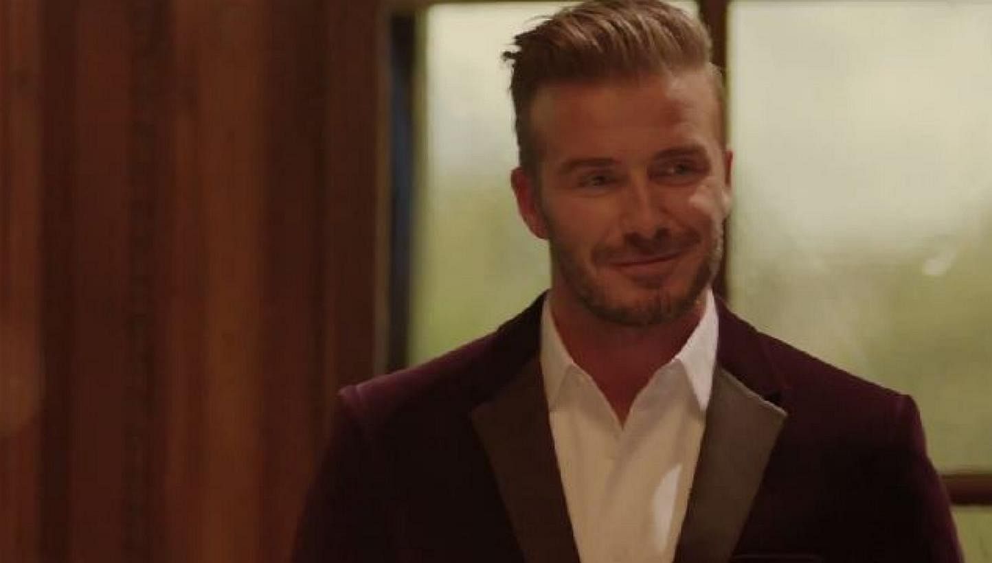 Retired football star David Beckham launched his own whisky label, Haig Club, over the weekend in Scotland. -- PHOTO: HAIG CLUB/YOUTUBE