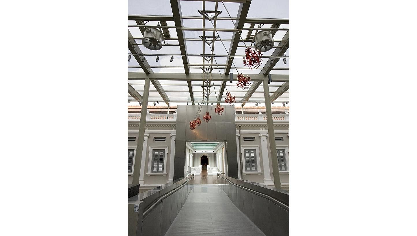 Contours Of A Rich Manoeuvre, an installation by Australia-based Singapore artist Suzann Victor. -- PHOTO: NATIONAL MUSEUM OF SINGAPORE