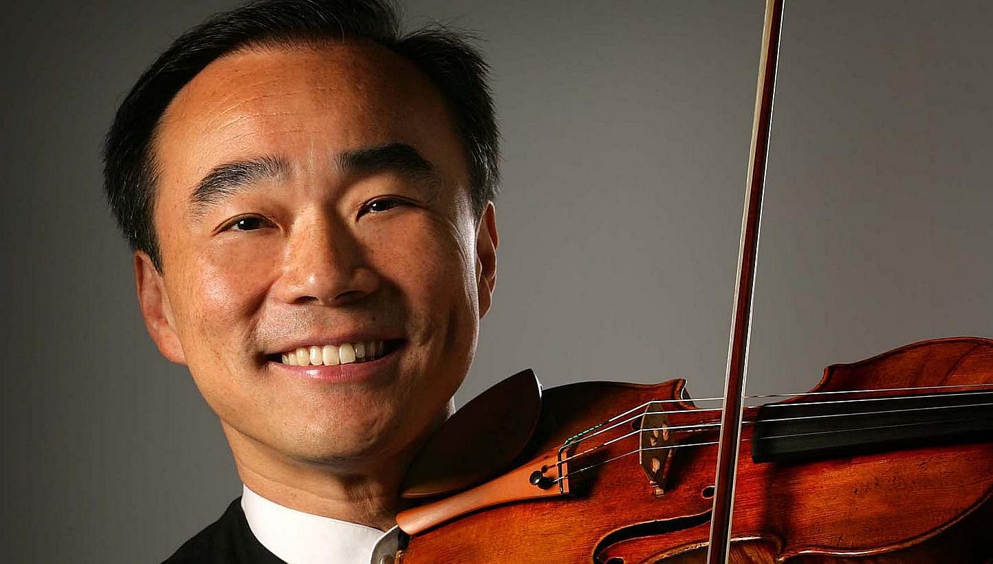 Violinist Lin Cho-Liang. -- PHOTO: SINGAPORE SYMPHONY ORCHESTRA