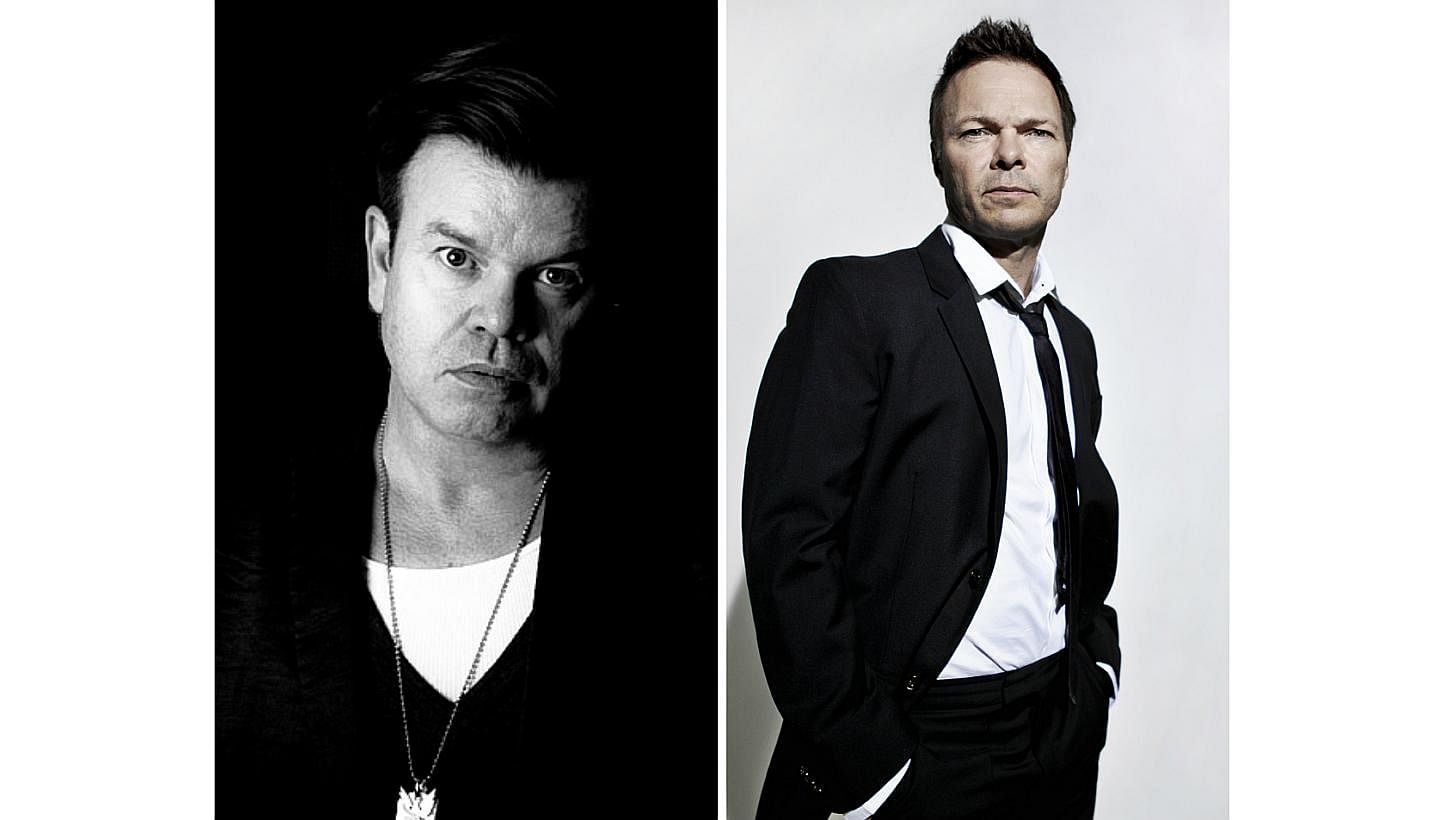British superstar DJs Paul Oakenfold (left) and Pete Tong (right), as well as Australian electronic dance music duo Nervo, will be performing here next week as part of the inaugural International Music Summit Asia-Pacific held at W Singapore, Sentosa