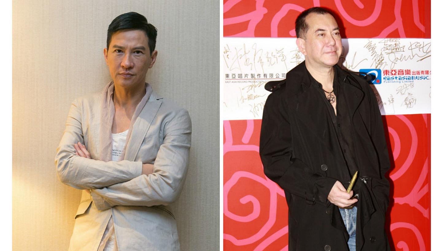 Actors Nick Cheung (left), an Asian Television (ATV) star for six years, and Anthony Wong, who was in the first batch of ATV training classes, voiced their concerns on Wednesday, Dec 31, 2014, amid news that the TV station was teetering on the brink 