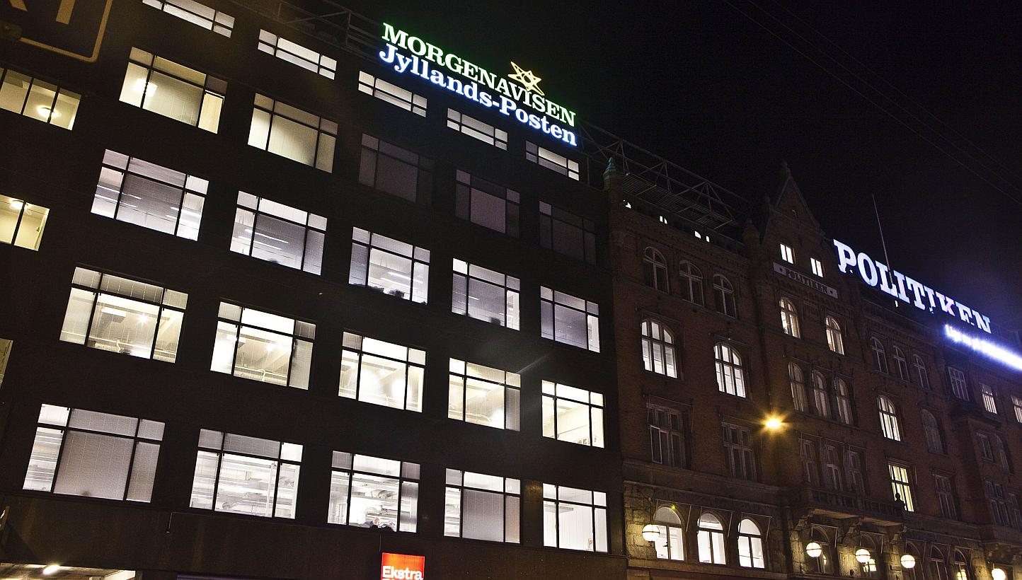 Danish newspaper Jyllands-Posten,&nbsp;which caused a global controversy by publishing cartoons of the Prophet Muhammad in 2005, was the only major Danish daily on Thursday, Jan 8, 2015, not to carry any illustrations from the French weekly Charlie H