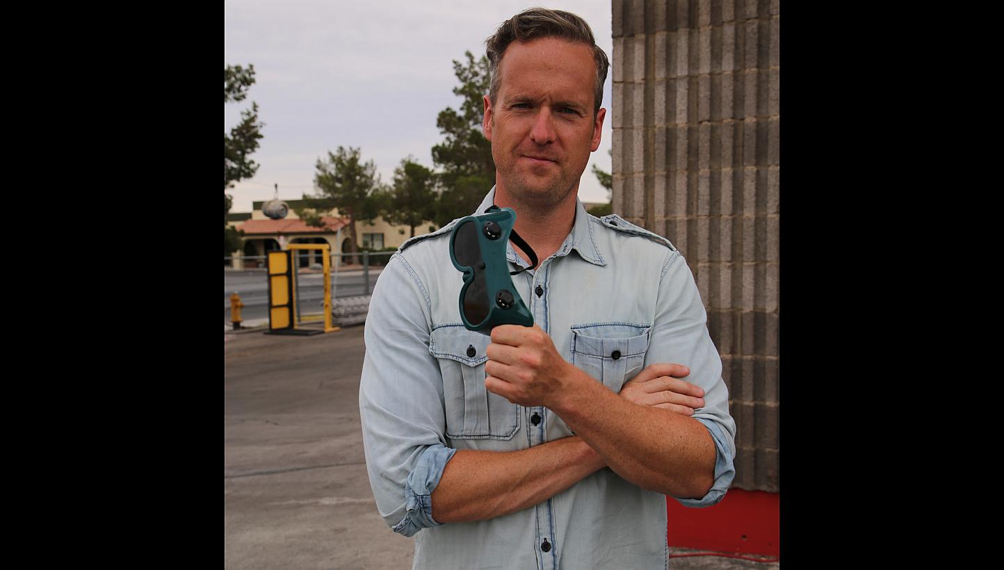 Blowing up boulders and vacuumpacking a person are some of the things Tim Shaw does in his show. -- PHOTO: NATIONAL GEOGRAPHIC CHANNEL