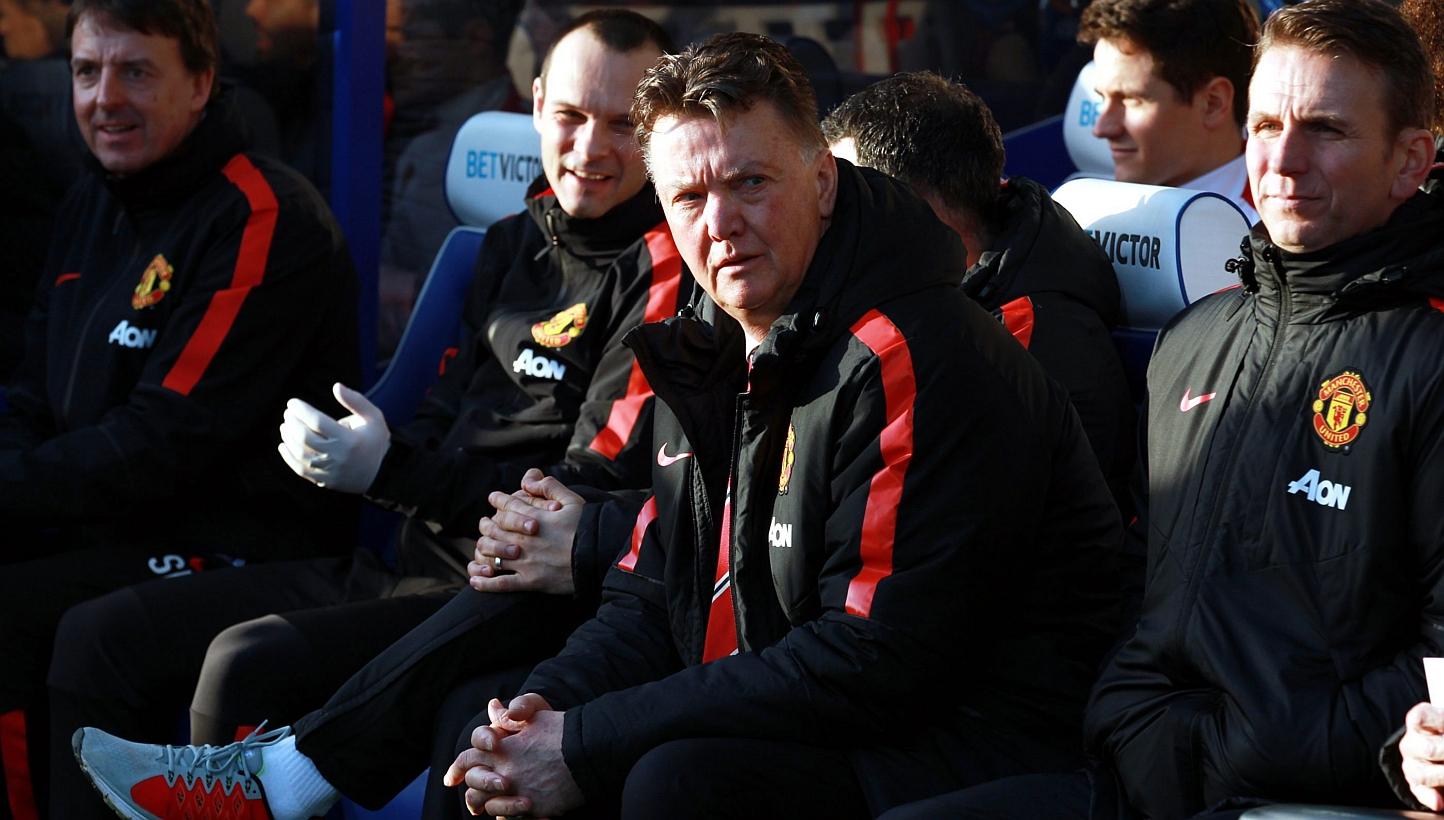 Manchester United manager Louis Van Gaal looking on during the Barclays Premier League game against Queens Park Rangers at Loftus Road in West London, Britain, on Jan 17, 2015.&nbsp;A change of formation helped Manchester United to a 2-0 win over QPR