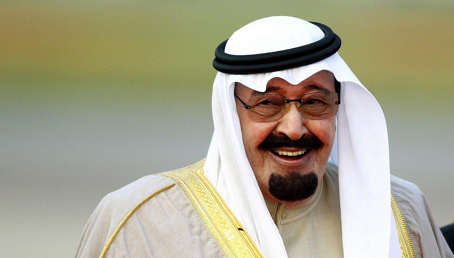 File photo of Saudi Arabia's King Abdullah who passed away on Friday. --PHOTO: REUTERS