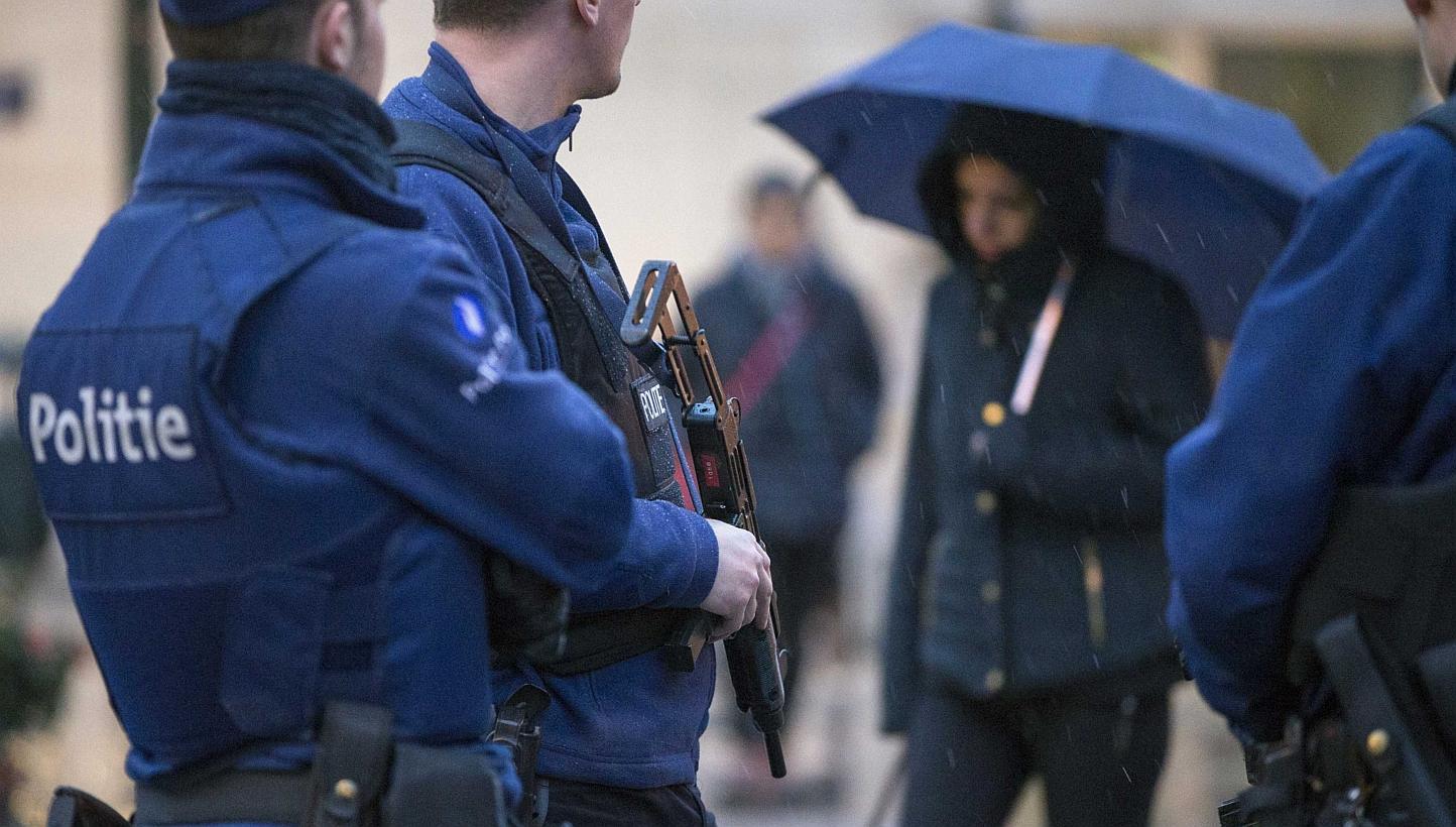 Belgian police have detained three men in the western Belgian town of Kortrijk with links to "radicalised groups" and found weapons while searching their homes, prosecutors said on Tuesday, Jan 27, 2015. -- PHOTO: REUTERS