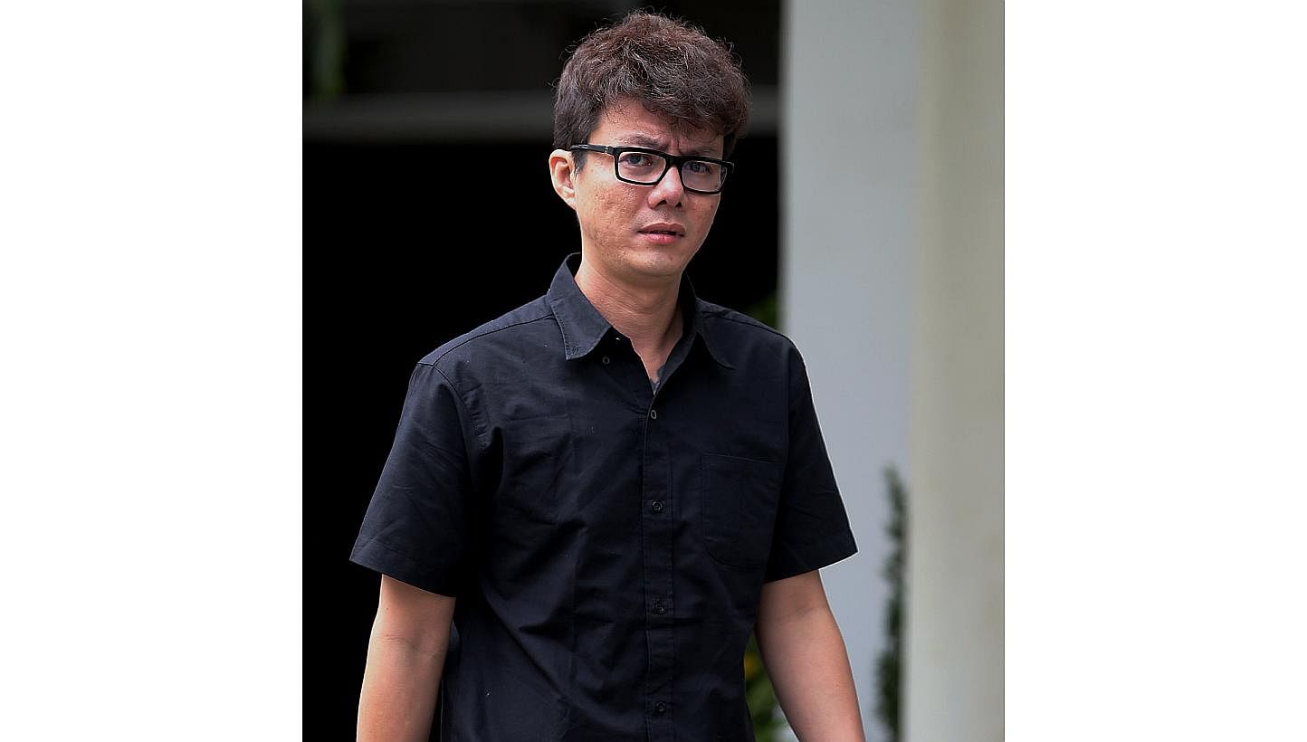 Loo Wee Kiat&nbsp;beat his wife up because he thought she was cheating on him, when he was the one having the affair. -- ST PHOTO:&nbsp;WONG KWAI CHOW