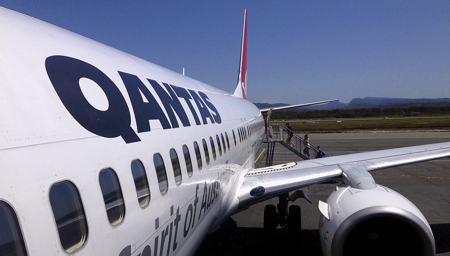 Australia's Qantas Airways became the latest airline to eliminate fuel surcharge on Tuesday. -- PHOTO: REUTERS