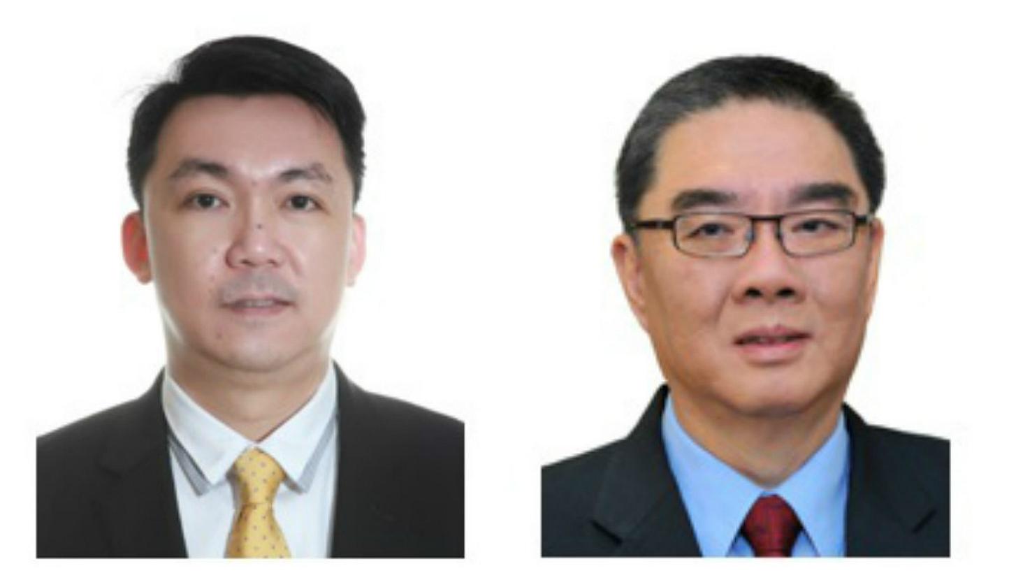 Singapore has appointed Mr Yip Wei Kiat (left) as Ambassador to South Korea and senior diplomat Ong Keng Yong as non-resident Ambassador to Iran. -- PHOTOS: MINISTRY OF FOREIGN AFFAIRS