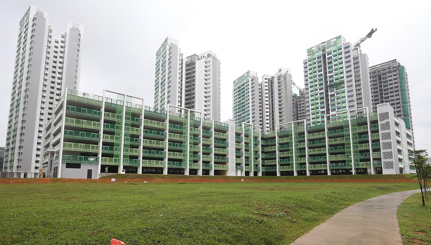 The area at Fernvale Link where the columbarium is supposed to be built. -- PHOTO: ST FILE