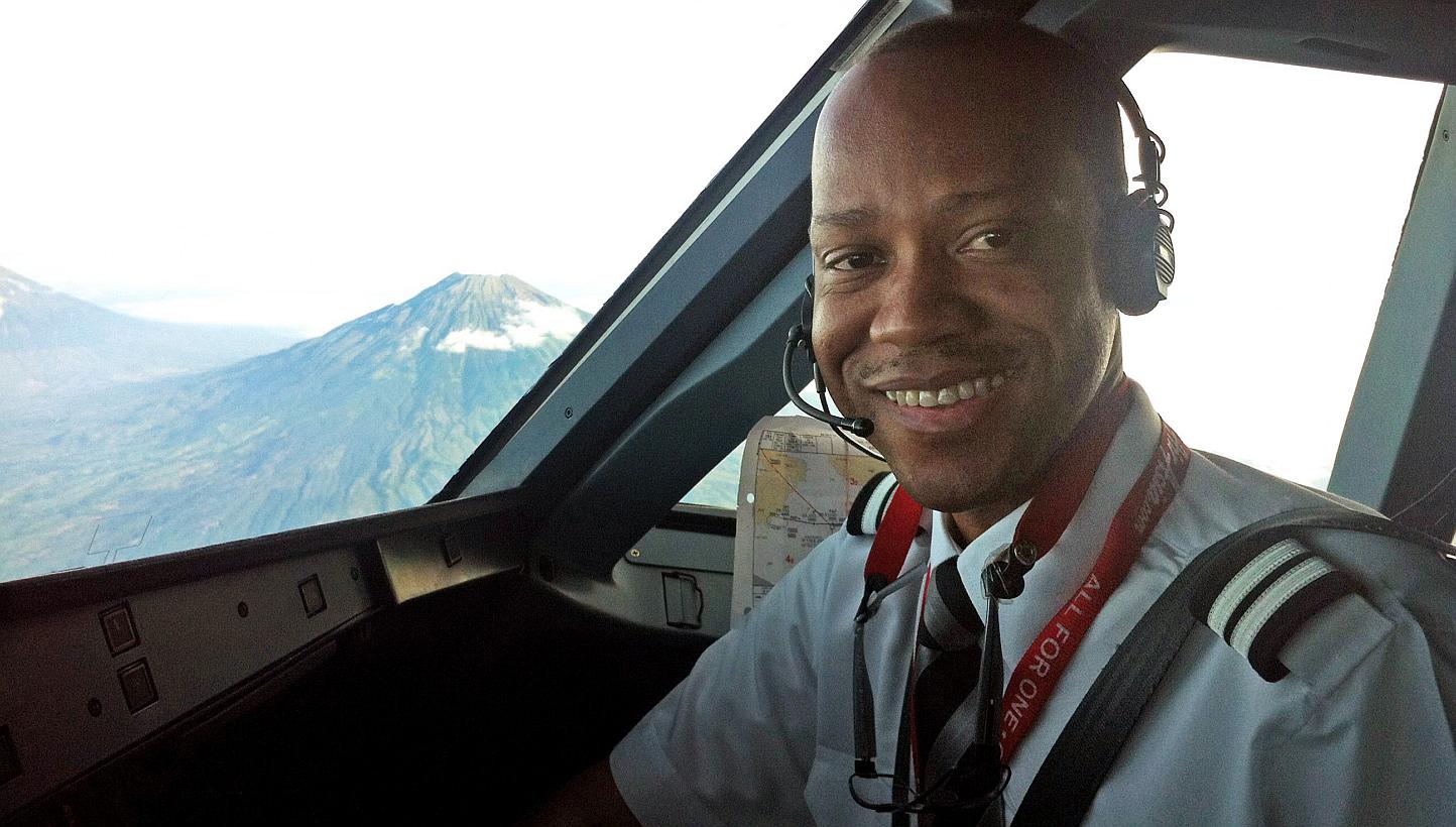 Rémi-Emmanuel Plesel, the co-pilot of missing AirAsia flight QZ8501, was flying the plane - supervised by the pilot - before it crashed last month.&nbsp;-- PHOTO: AFP/COURTESY OF THE PLESEL FAMILY