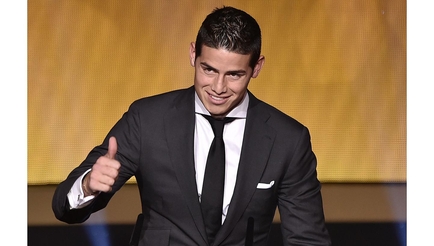 Baby-faced James Rodriguez has been voted the "ideal lover" by Colombian women in a survey by AshleyMadison.com. -- PHOTO: AFP