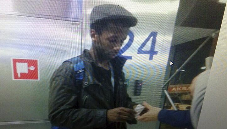 French citizen Moussa Coulibaly, a suspect in a Nice stabbing attack, is seen in this still image taken from surveillance video at Ataturk International airport in Istanbul, Turkey, on Jan 29, 2015. -- PHOTO: REUTERS