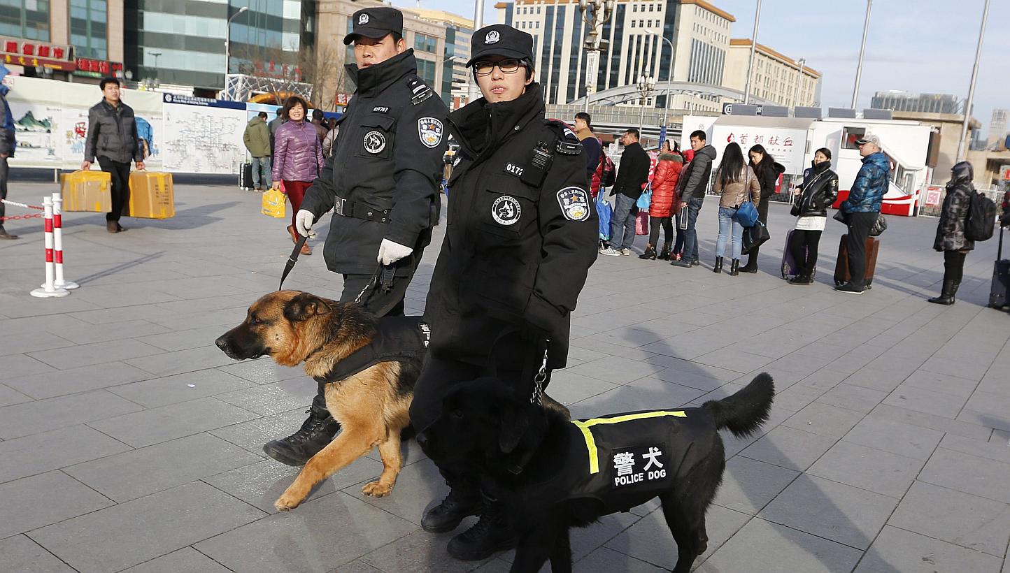 The son of a Chinese official beat a man to death in a dispute over compensation after his dogs bit the victim, state media reported Monday, in a case sparking outrage online. -- PHOTO: EPA
