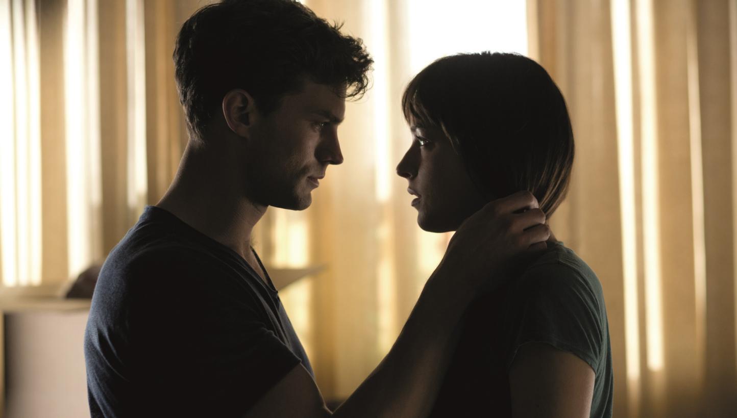 Jamie Dorman and Dakota Johnson star in Fifty Shades Of Grey. -- PHOTO: UNIVERSAL PICTURES&nbsp;