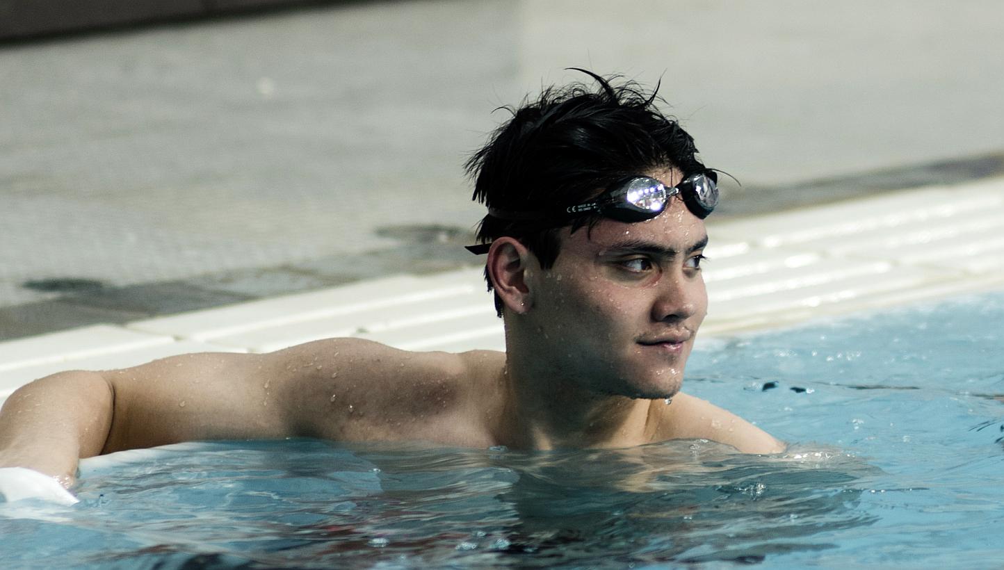 Singapore's top male swimmer Joseph Schooling is pushed to the limits daily, during training with other talented youngsters in Austin, Texas.