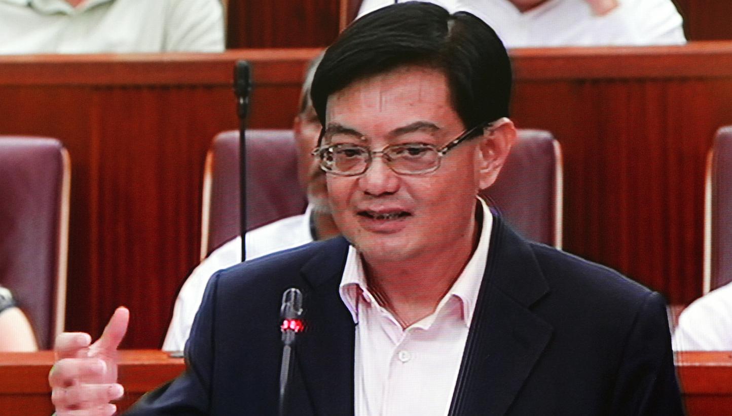 Minister for Education Heng Swee Keat speaking in parliament on Friday, Feb 2, 2015. -- PHOTO: TV SCREENGRAB