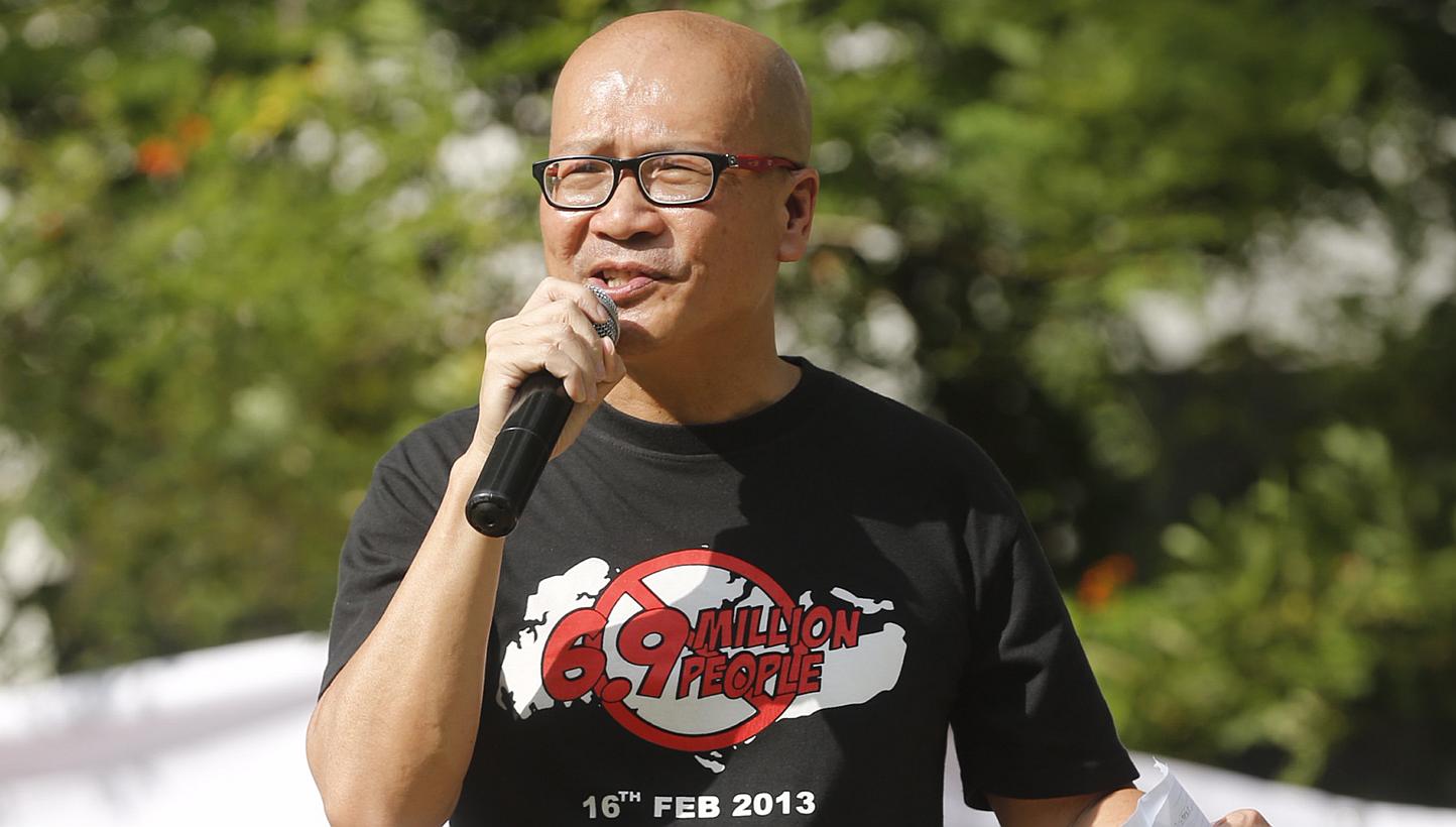 The police have rejected activist Gilbert Goh's application for a permit to hold an event at the Speakers' Corner in Hong Lim Park. -- ST PHOTO: KEVIN LIM