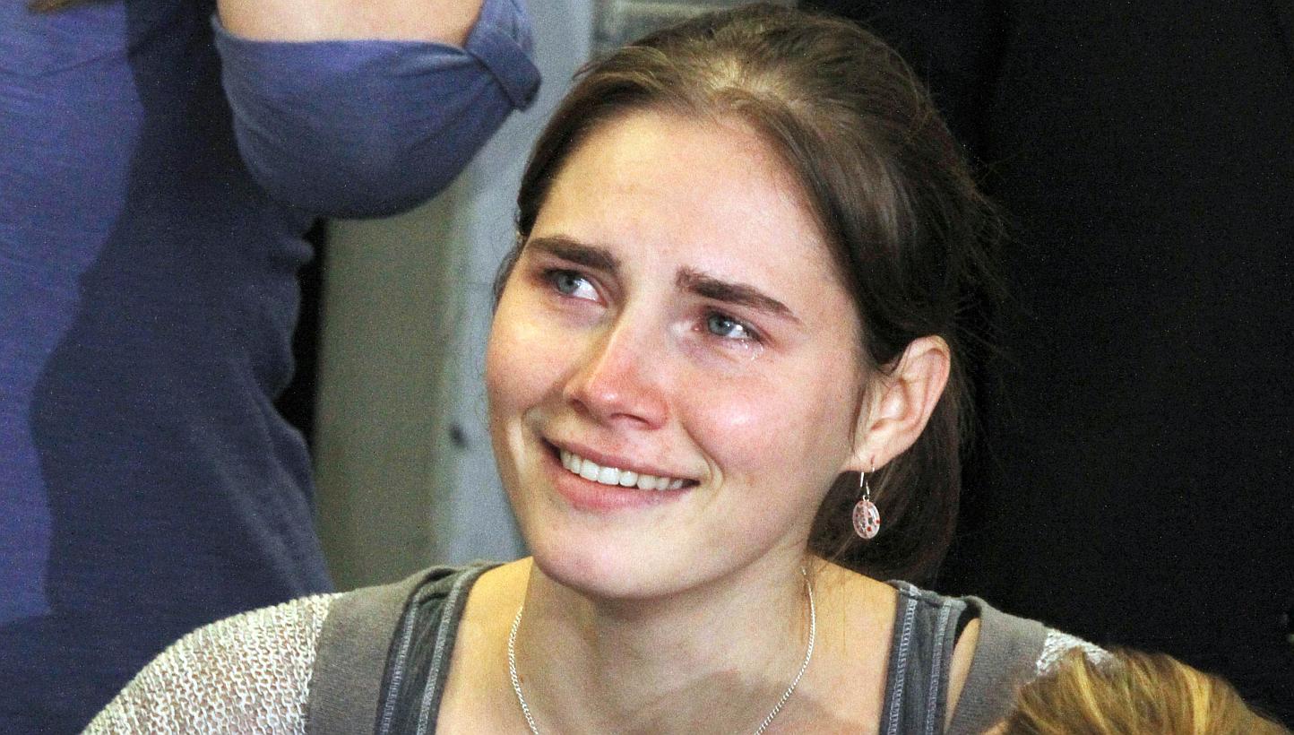 Amanda Knox (above), the American whose trial and conviction for the murder of a young British student in Italy made her a household name, is getting married, a US newspaper reported. -- PHOTO: AFP