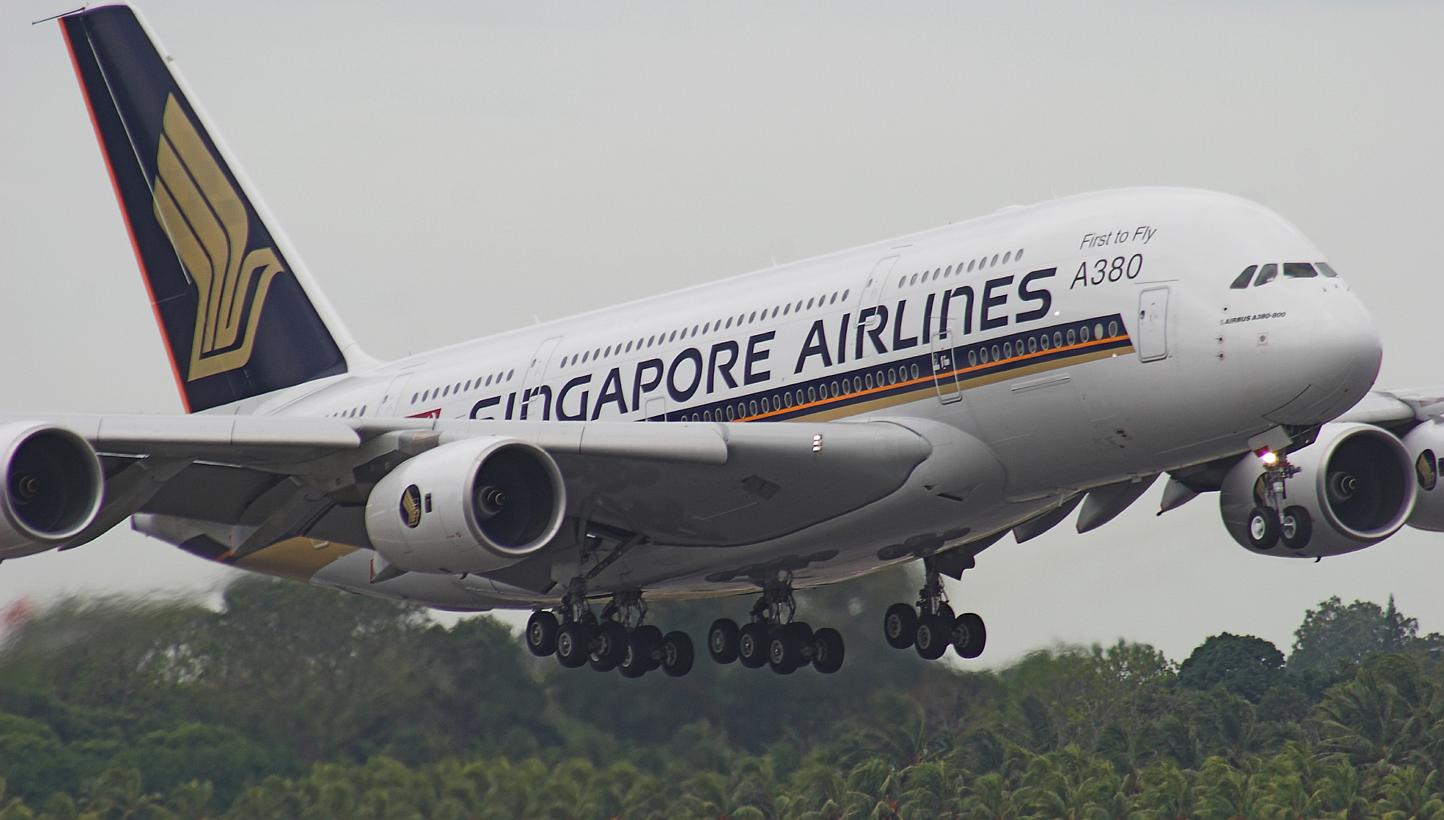 The cuts, effective for SIA and SilkAir tickets issued on or after Feb 26, range from US$5 (S$6.80) to US$83, depending on distance and class of travel. -- PHOTO: SIA