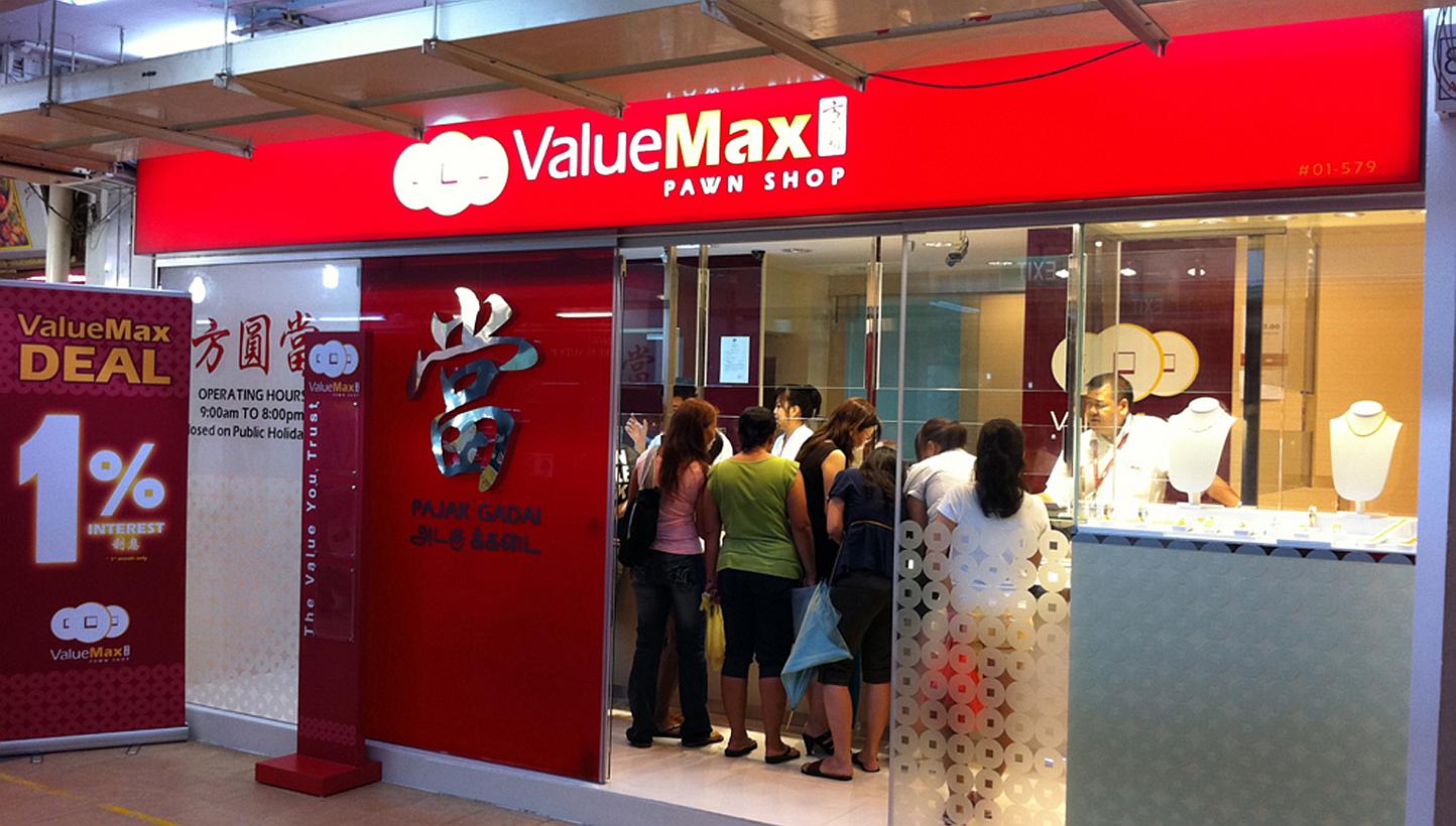 Pawnbroker ValueMax Group reported a 3.9 per cent drop in earnings to $9 million. -- PHOTO: VALUEMAX GROUP PTE LTD