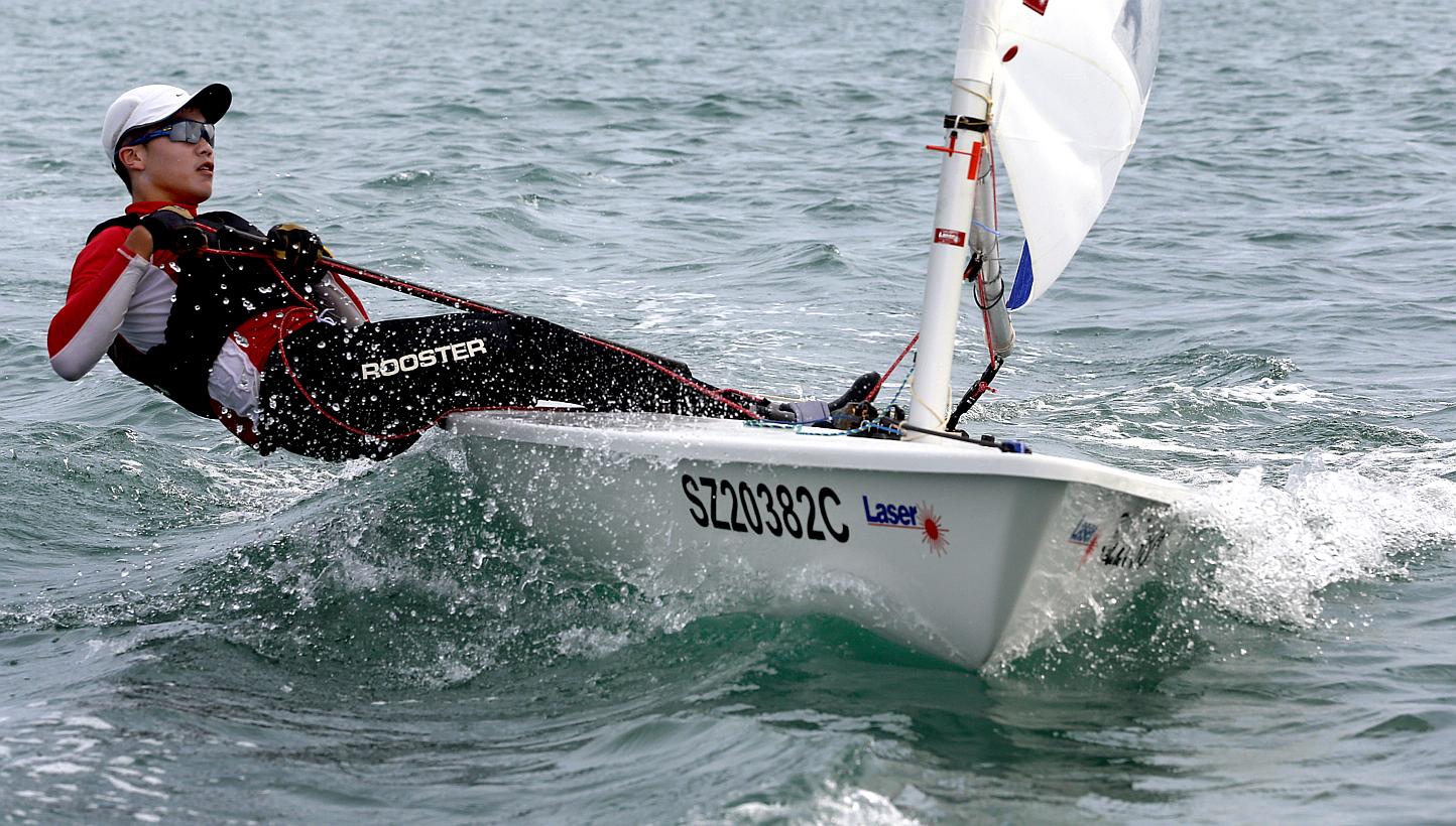 It was not smooth sailing initially for Bernie Chin who feared being attacked by a shark, stung by jellyfish or stranded out at sea all alone.