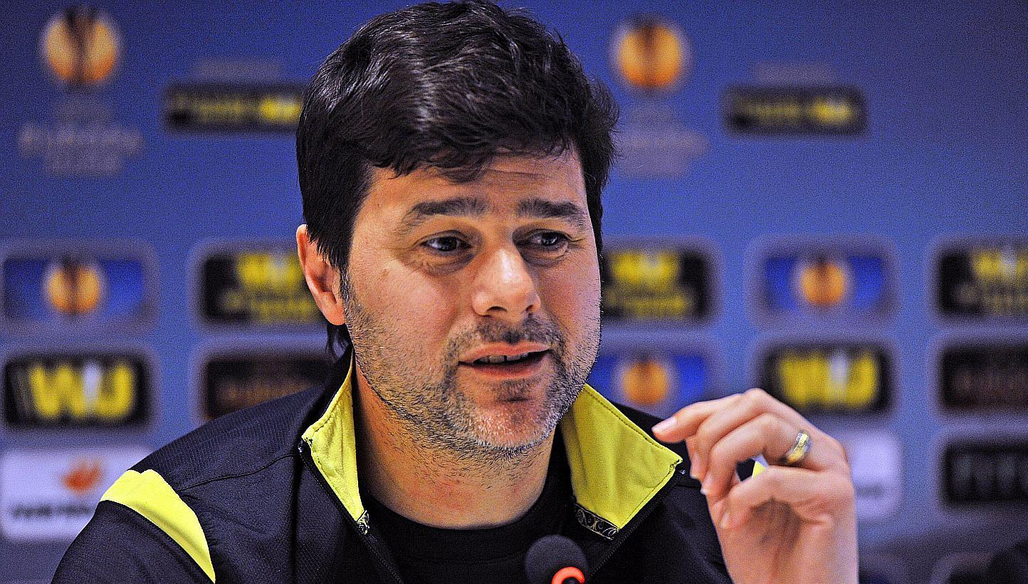 Tottenham Hotspur's Argentinian manager Mauricio Pochettino at a press conference in Florence, Italy on Feb 25, 2015. -- PHOTO: EPA&nbsp;