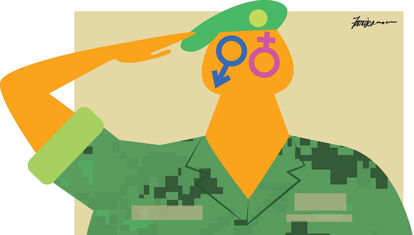 The writer suggests starting with short stints of a few months for all women to learn the skills needed by a rapidly ageing society -- ST ILLUSTRATION: MANNY FRANCISCO