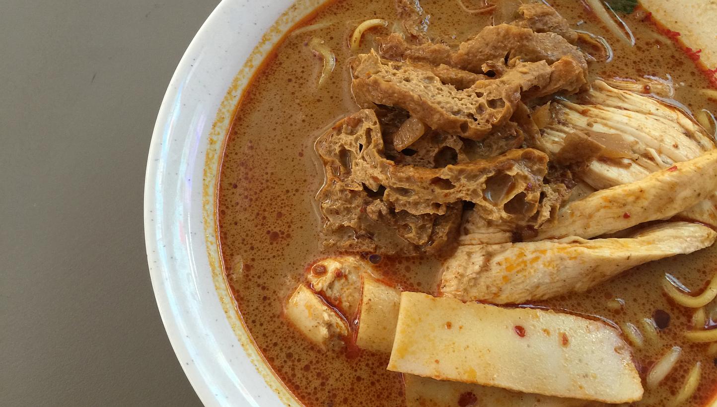 Hock Hai (Hong Lim) curry chicken noodle. -- ST PHOTO: EUNICE QUEK