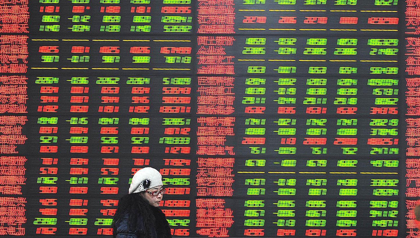 Almost two shares rose for each that fell, as the MSCI Asia Pacific Index added 0.2 per cent to 146.44 as of 9:08 a.m. in Tokyoon Monday. -- PHOTO: AFP