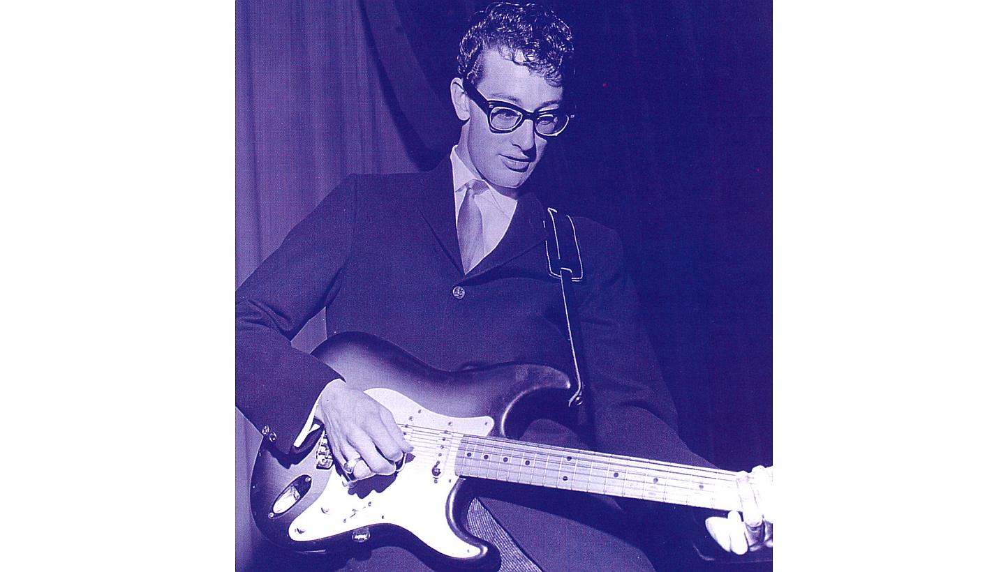 Rock 'n' roll singer-songwriter Buddy Holly, who died in a plane crash in 1959. -- PHOTO: IMG