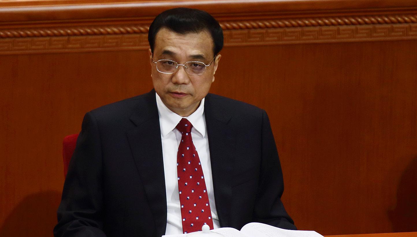Li Keqiang, China's premier, attends the opening of the Chinese People's Political Consultative Conference (CPPCC) at the Great Hall of the People in Beijing, China, on Tuesday, March 3, 2015. -- PHOTO: BLOOMBERG
