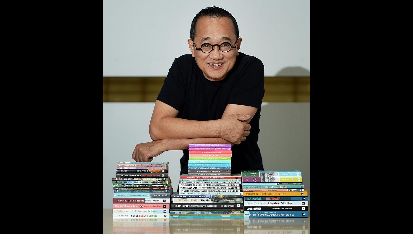 The $20,000 prize by Epigram Books, founded by Mr Edmund Wee (left), is the richest one here for English fiction.