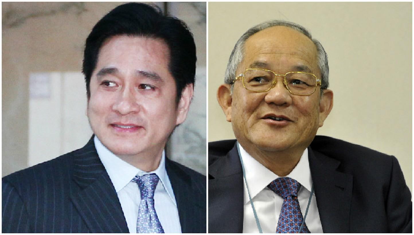The High Court has awarded more than $132 million in damages to Indonesian billionaire Low Tuck Kwong (right) for a defamation case he brought against Singapore businessman Sukamto Sia. -- PHOTOS: ST FILE, ZAOBAO &nbsp;