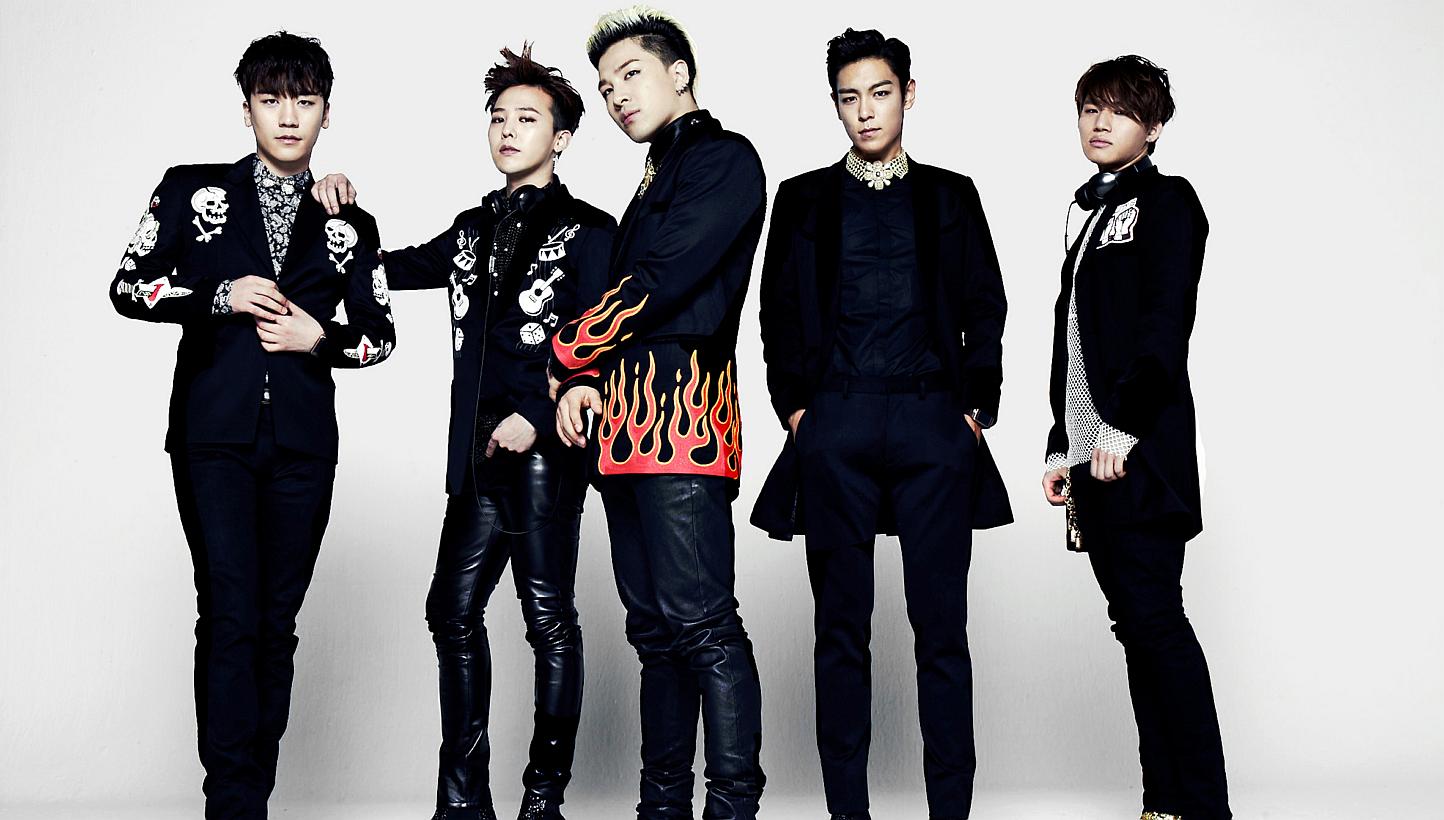 K-Pop sensation BigBang finally announced this week a new album and a world tour spanning Asia and the Americas. -- PHOTO: YG ENTERTAINMENT AND LIVE NATION KOREA