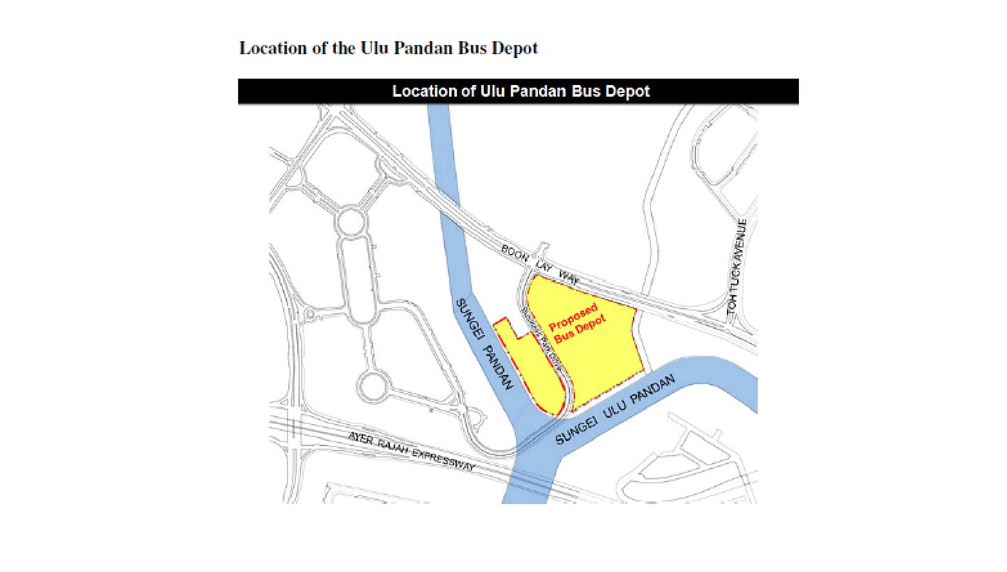 The bus depot will help accommodate the swelling number of buses on Singapore's roads, a result of the billion-dollar Bus Service Enhancement Programme (BSEP). -- PHOTO: LTA