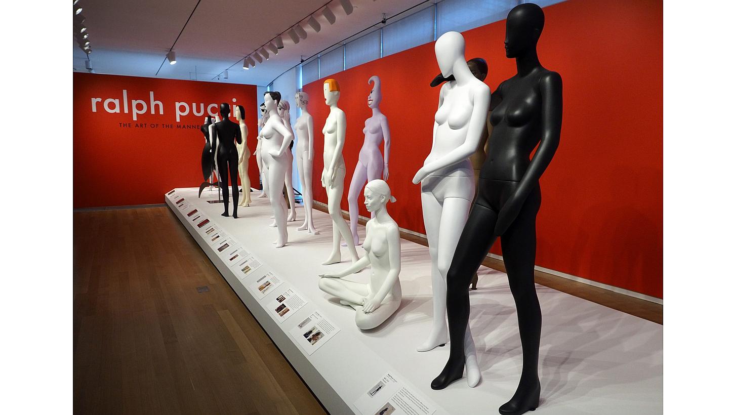A view of a display of mannequins designed by Ralph Pucci at the Museum of Arts and Design in New York, USA on 30 March 2015. The exhibit, which runs until 30 August 2015, is a look at the career and influence of the New York-based Pucci who has prov