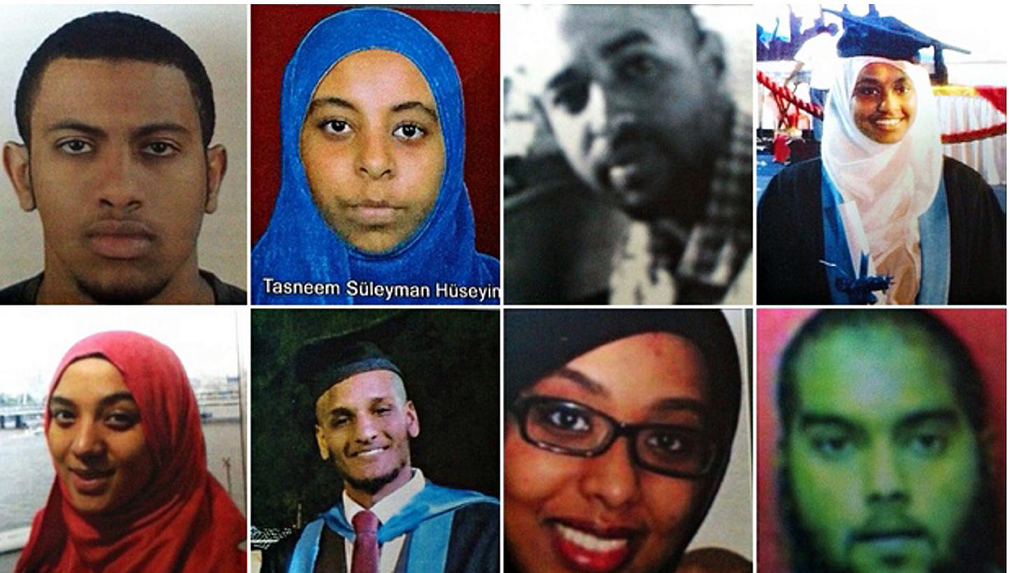 19-year-old British student Lena (bottom left) was part of a group of medics thought to have travelled to join ISIS. A Turkish lawmaker said on Thursday said she has now changed her mind and has told her family she wants to go home. -- PHOTO: THE GUA