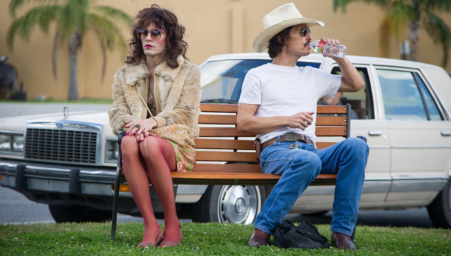 A scene from the movie Dallas Buyers Club starring Jared Leto (left) and Matthew McConaughey. Last month, people who allegedly downloaded the Oscar-winning film were served with letters asking for compensation.