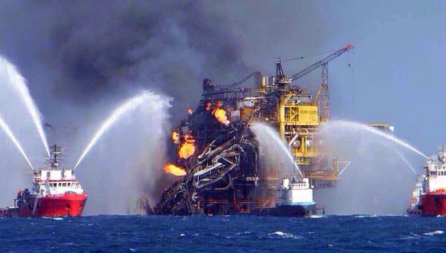 Fire erupted on an offshore oil platform operated by Mexico's Pemex on April 1, 2015, killing at least four workers and injuring 16. Mexico's state oil giant Pemex reported losses Thursday of more than 100 billion pesos (S$8.6 billion) in the first q