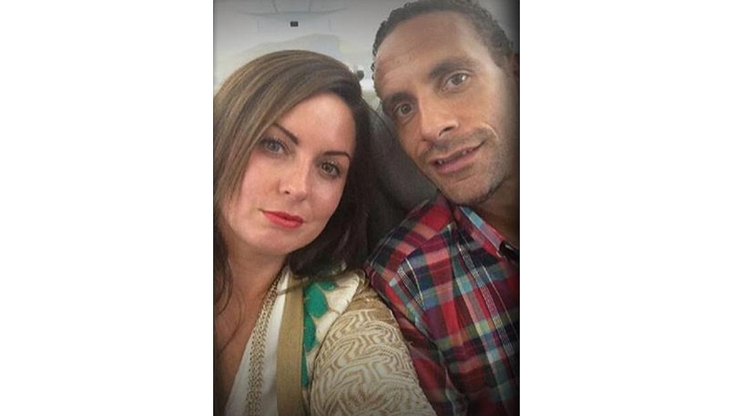 Former Manchester United defender Rio Ferdinand's wife Rebecca has died after a short battle with cancer, the footballer said in a statement on Saturday. -- PHOTO: QPR.CO.UK