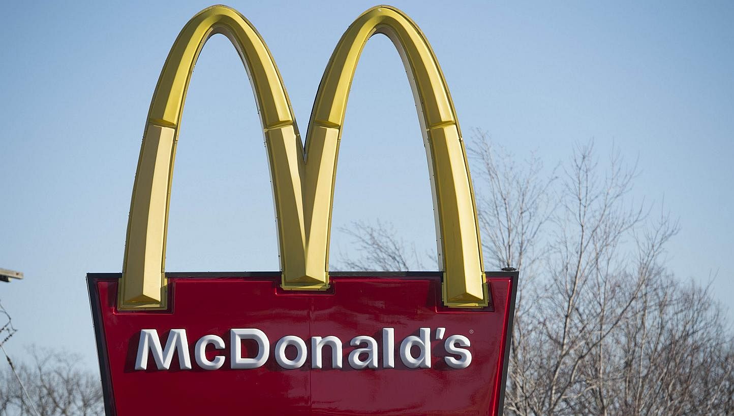 New McDonald's Corp CEO Steve Easterbrook is set to unveil a much-anticipated plan to put the shine back on the Golden Arches, with the company suffering its worst sales slump in more than 10 years. -- PHOTO: AFP&nbsp;