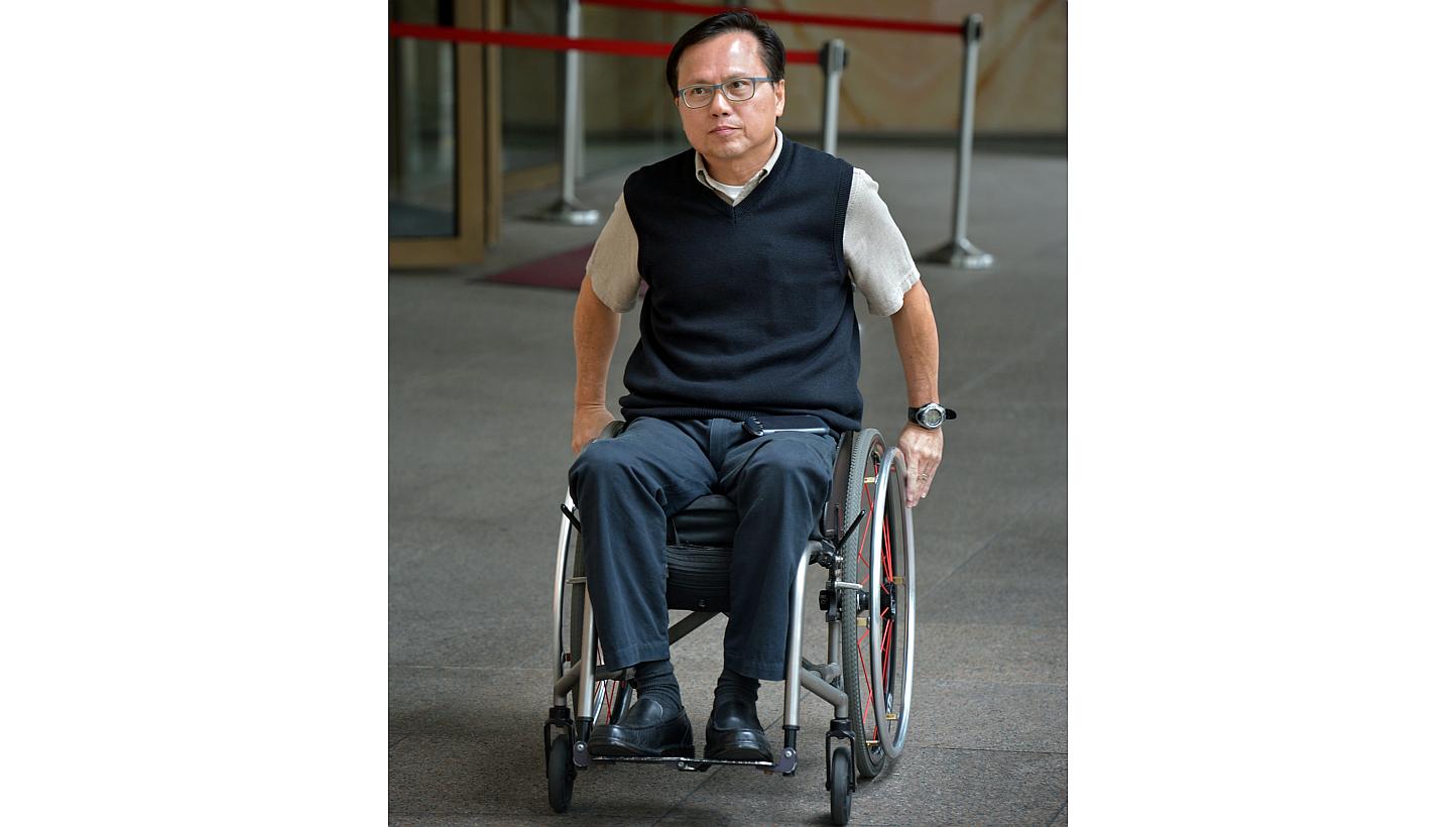 Mr Andrew Chua,&nbsp;who was paralysed from the waist down because of a slipped disc, lost his medical negligence suit on Tuesday against the hospital and the orthopaedic surgeon who operated on him.&nbsp;He now has to pay costs to the lawyers repres