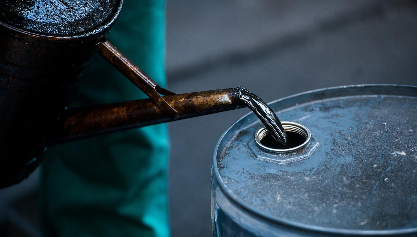 Oil prices fell on Thursday morning in Asian trading after hitting 2015-highs in the previous session as traders moved to take profits on a multi-week rally. -- PHOTO: BLOOMBERG