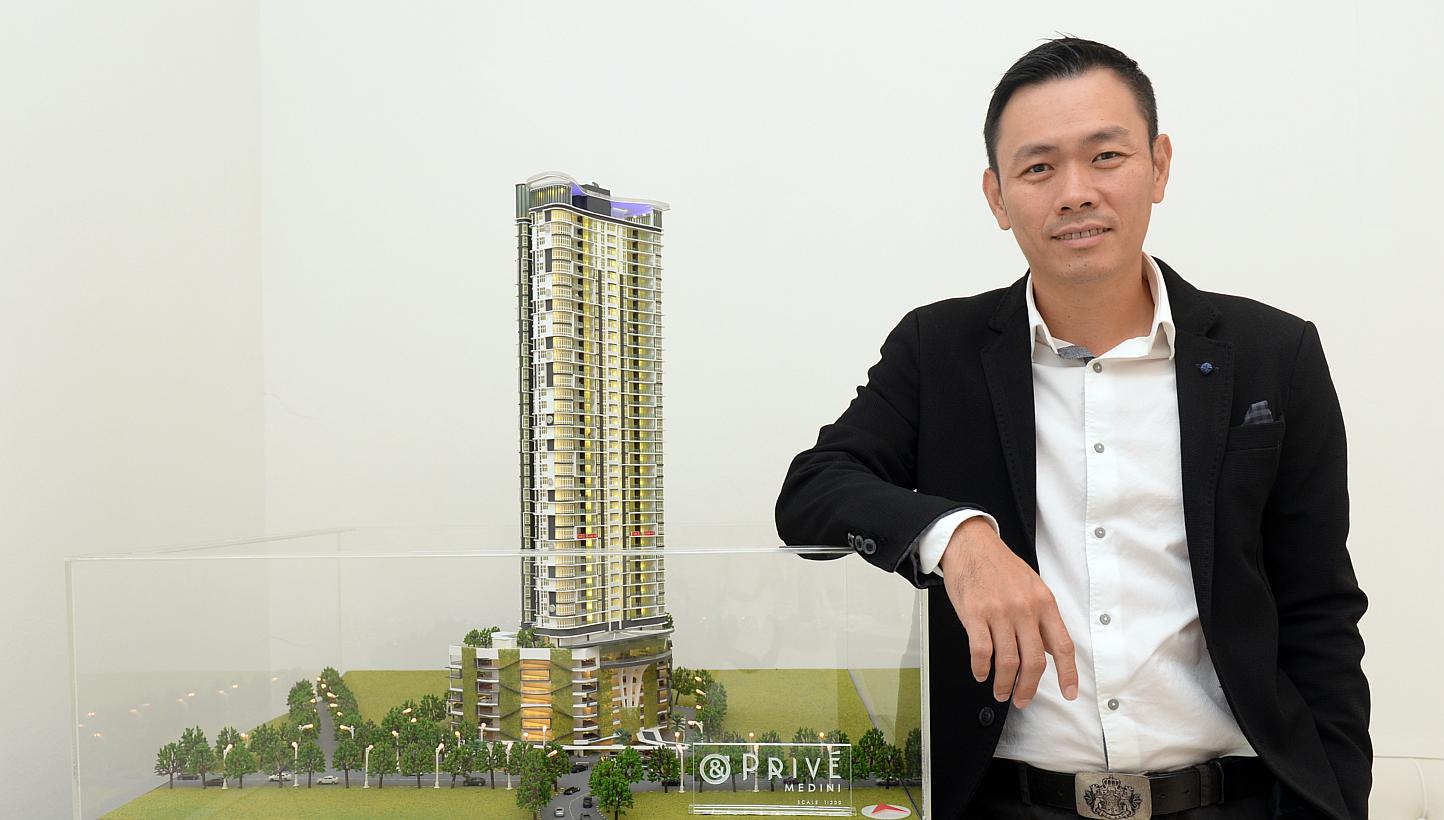 Mr Melvin Ho, developer of Prive Medini in Iskandar, is optimistic the project will take off "as long as both the Malaysian and Singapore governments continue to deliver what they have promised".