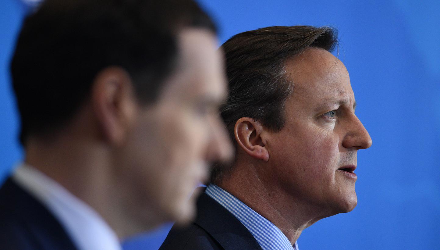 British Prime Minister David Cameron (right) is to make finance minister George Osborne (left) his lead negotiator on Europe and speed up his push to win concessions from the European Union (EU) before a planned referendum on Britain's membership of