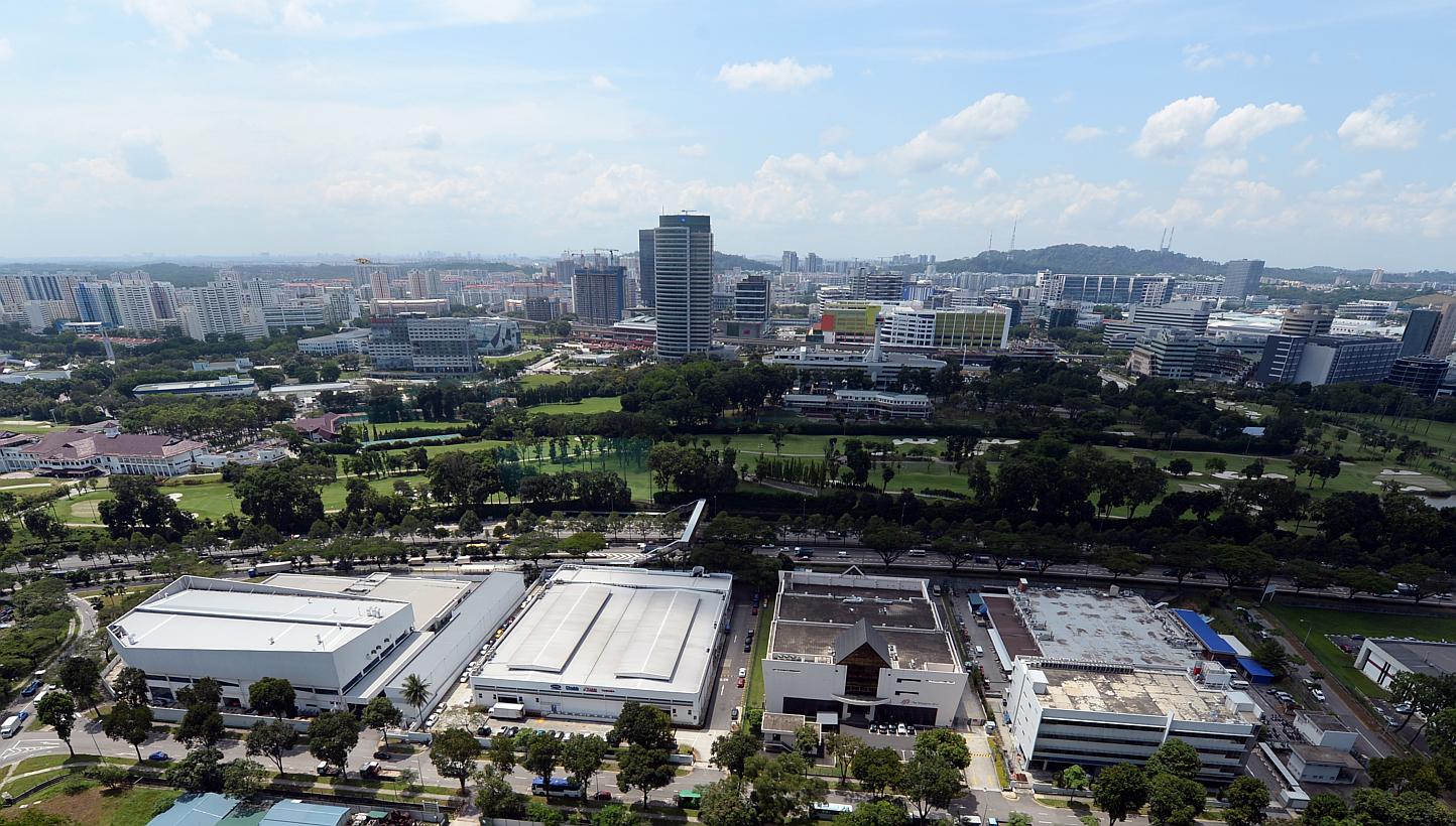 This picture taken from Teban Vista, shows the current Jurong Country Club's greens. Further behind it, when zooming in on the picture, is the Jurong East MRT station. The club's site will become the terminus for the future Singapore-Kuala Lumpur Hig